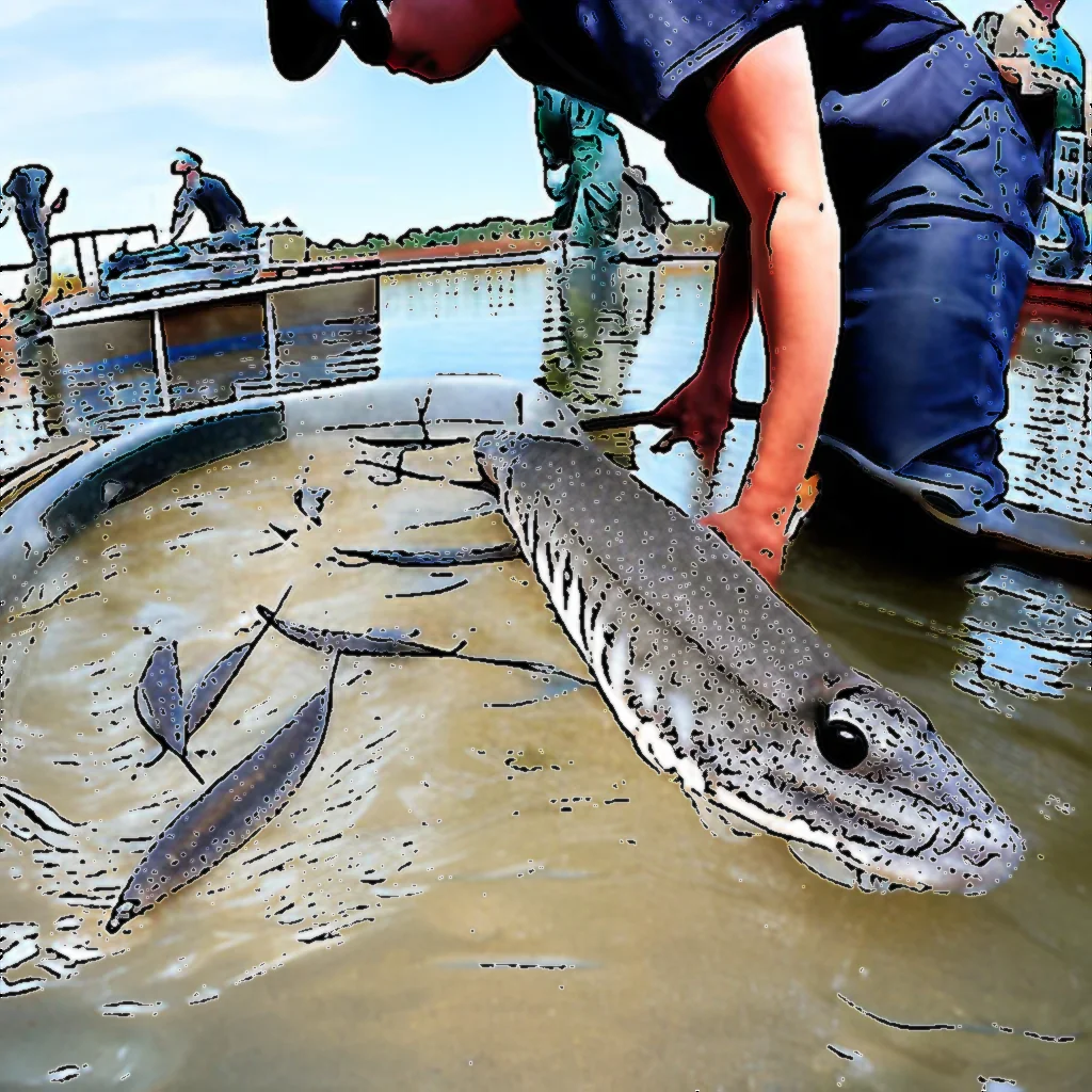 You are currently viewing DNR and MSU Release 500 Baby Sturgeon in Michigan River 
         


    
**Possible Titles:** 
* A New Generation of Sturgeon on the