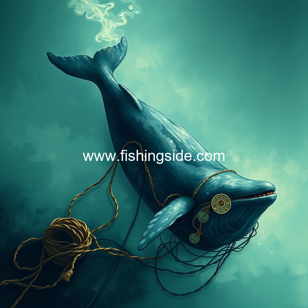 You are currently viewing Tragic tale: rare whale perished from lifelong fishing gear entanglement in
