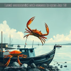 Read more about the article Local commercial crab season to open Jan  15