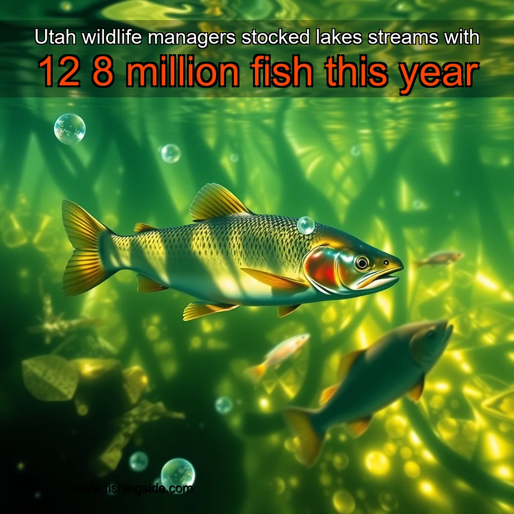 You are currently viewing Utah wildlife managers stocked lakes  streams with 12  8 million fish this year