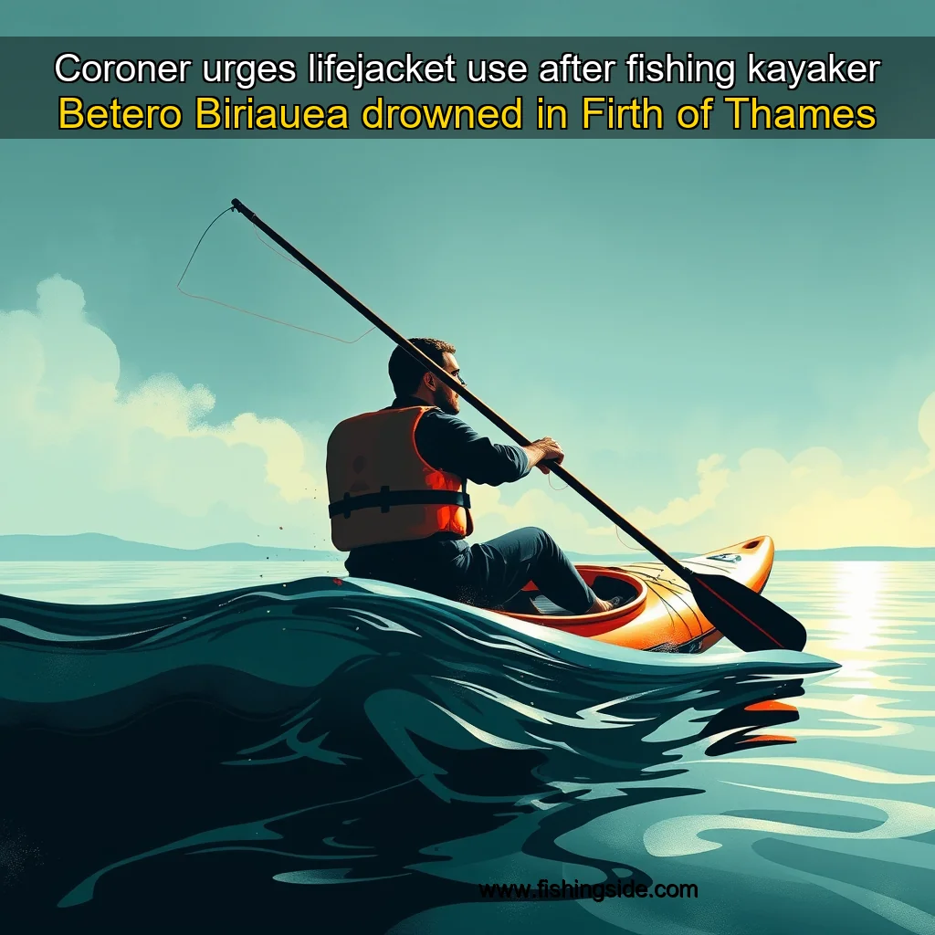 You are currently viewing Coroner urges lifejacket use after fishing kayaker Betero Biriauea drowned in Firth of Thames