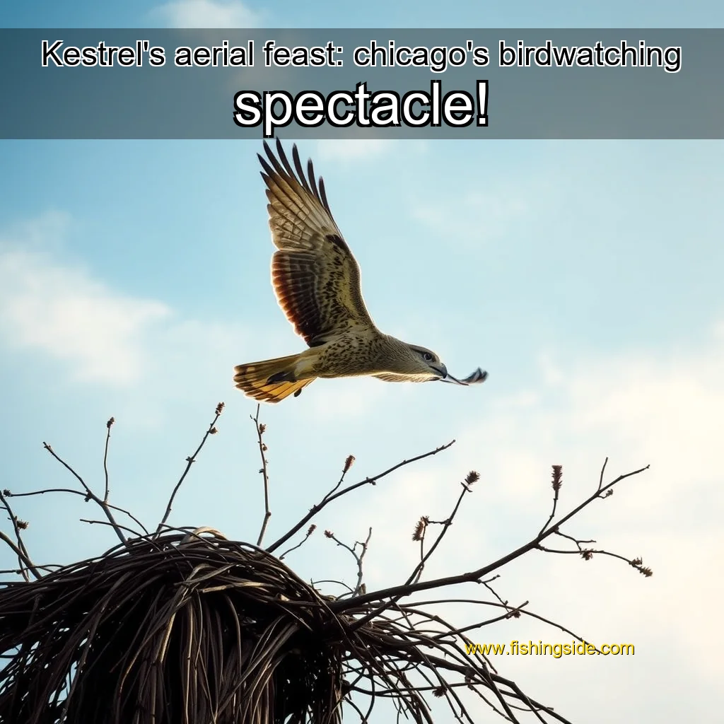 You are currently viewing Kestrel’s aerial feast: chicago’s birdwatching spectacle!