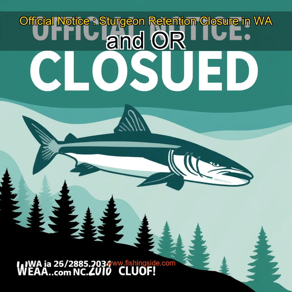 You are currently viewing Official Notice : Sturgeon Retention Closure in WA and OR