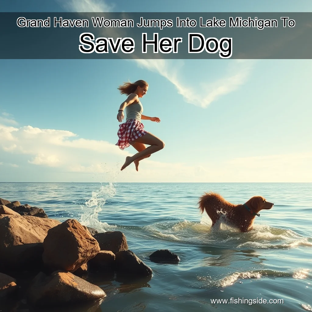 You are currently viewing Grand Haven Woman Jumps Into Lake Michigan To Save Her Dog