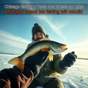 Read more about the article Chicago fishing : Perch and lakers on Lake Michigan  inland ice fishing will rebuild