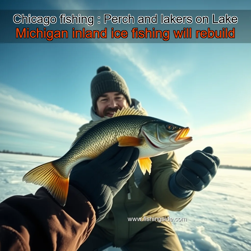 You are currently viewing Chicago fishing : Perch and lakers on Lake Michigan  inland ice fishing will rebuild
