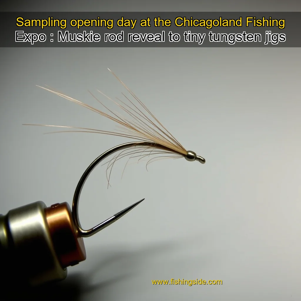 You are currently viewing Sampling opening day at the Chicagoland Fishing Expo : Muskie rod reveal to tiny tungsten jigs