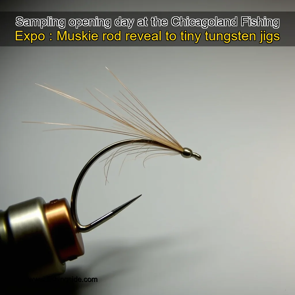 You are currently viewing Sampling opening day at the Chicagoland Fishing Expo : Muskie rod reveal to tiny tungsten jigs