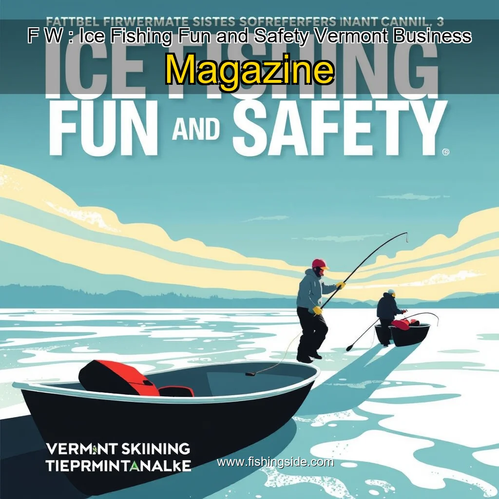 You are currently viewing F  W : Ice Fishing Fun and Safety  Vermont Business Magazine