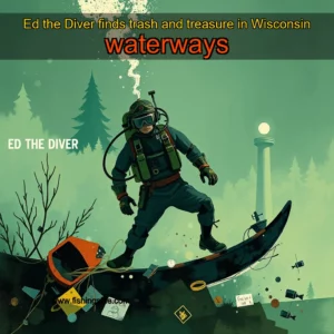 Read more about the article Ed the Diver finds trash and treasure in Wisconsin waterways