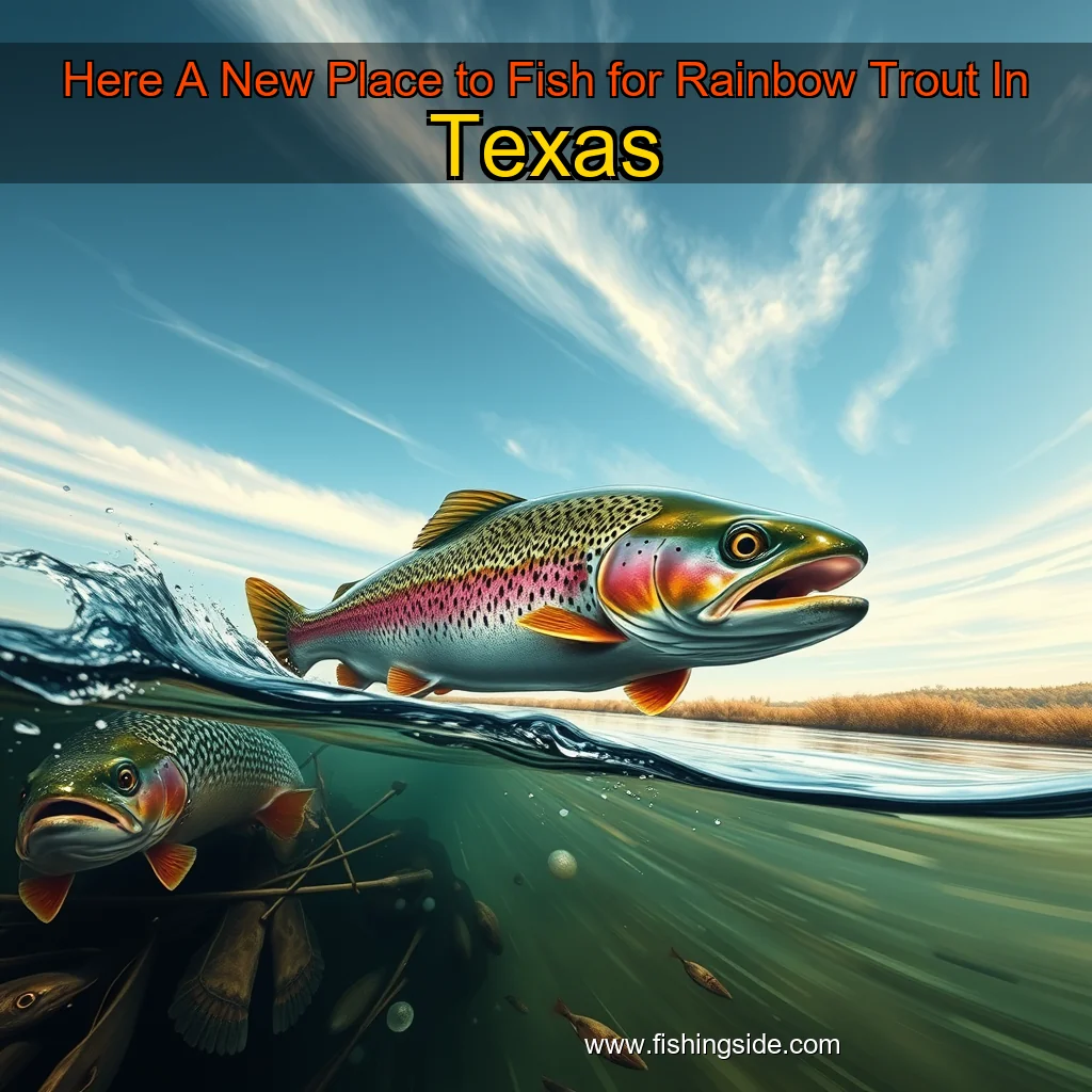 You are currently viewing Here A New Place to Fish for Rainbow Trout In Texas