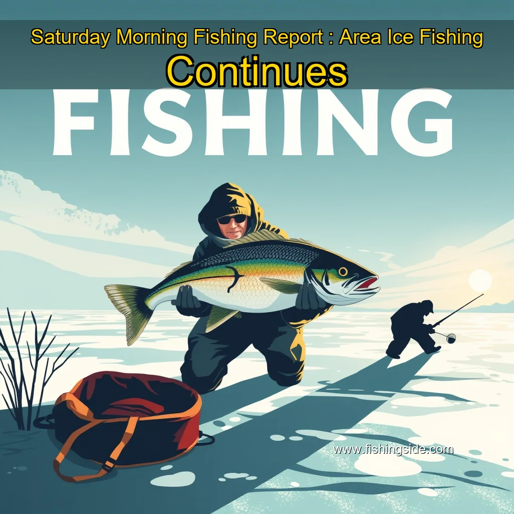 You are currently viewing Saturday Morning Fishing Report : Area Ice Fishing Continues