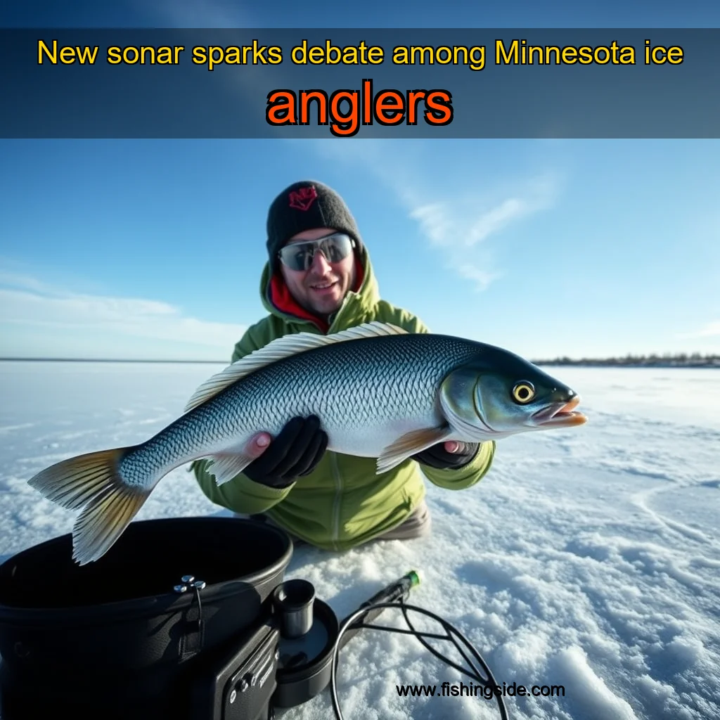 You are currently viewing New sonar sparks debate among Minnesota ice anglers