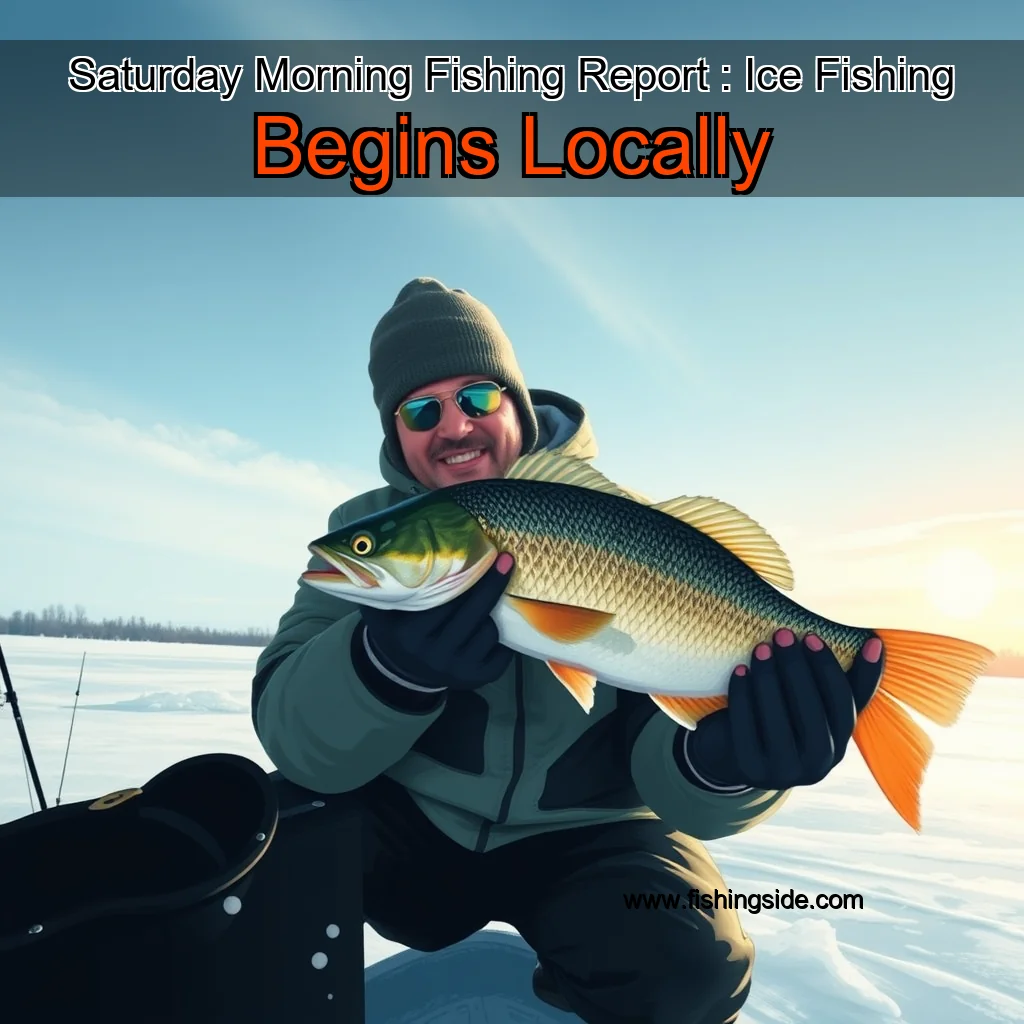 You are currently viewing Saturday Morning Fishing Report : Ice Fishing Begins Locally