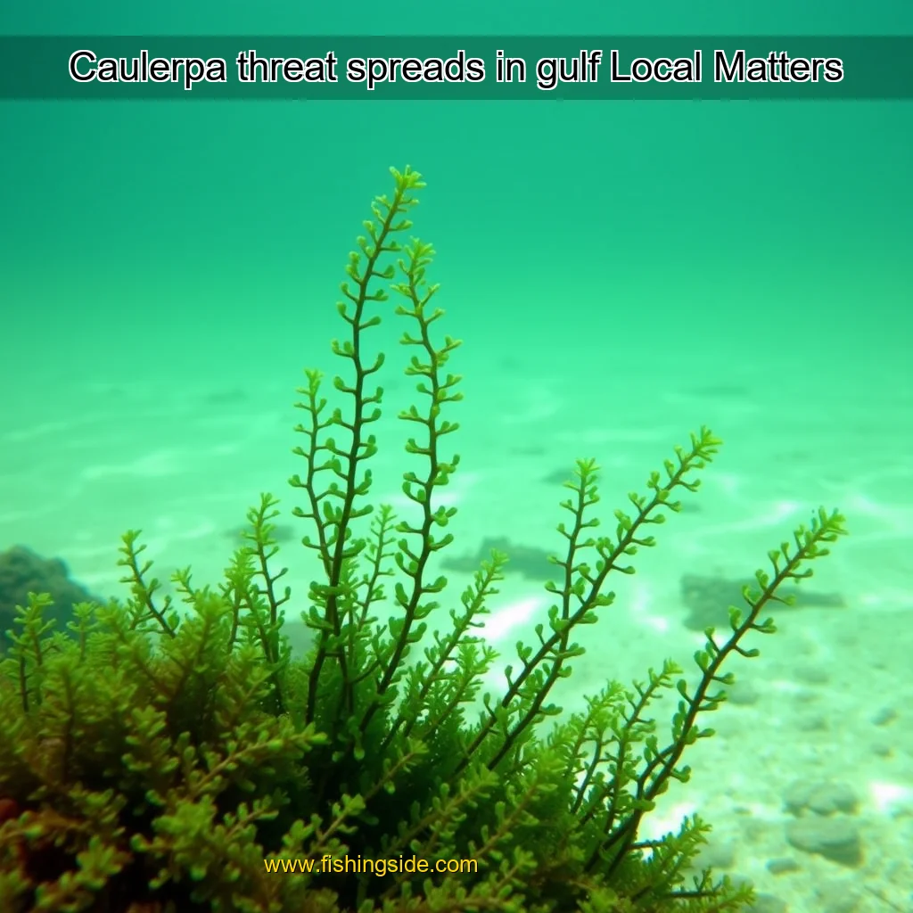You are currently viewing Caulerpa threat spreads in gulf  Local Matters
