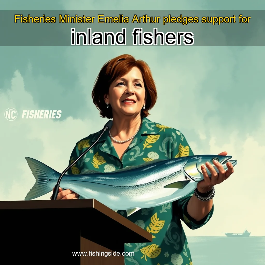 You are currently viewing Fisheries Minister Emelia Arthur pledges support for inland fishers