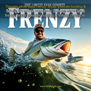 Read more about the article Thriving white bass frenzy: texas’ premier hunting & fishing chronicle


 response: thriving white bass frenzy: texas’ premier hunting & fishing chronicle.