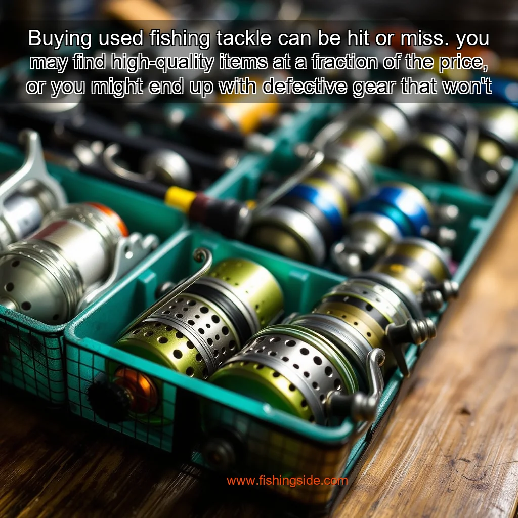 You are currently viewing Buying used fishing tackle can be hit or miss. you may find high-quality items at a fraction of the price, or you might end up with defective gear that won’t last. to ensure a successful purchase, it’s crucial to know what to look for.