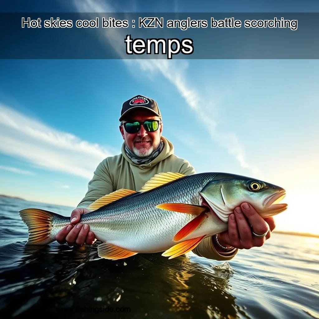 You are currently viewing Hot skies  cool bites : KZN anglers battle scorching temps