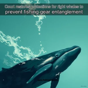 Read more about the article Court restores protections for right whales to prevent fishing gear entanglement