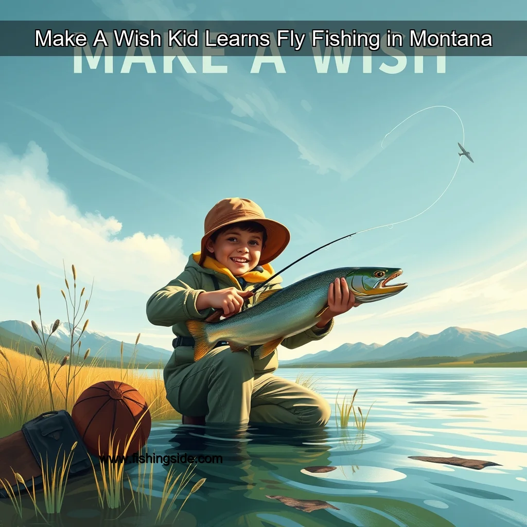 Read more about the article Make  A  Wish Kid Learns Fly Fishing in Montana