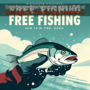 Read more about the article Experience winter’s bounty: catch a limit at michigan’s free fishing weekend!
