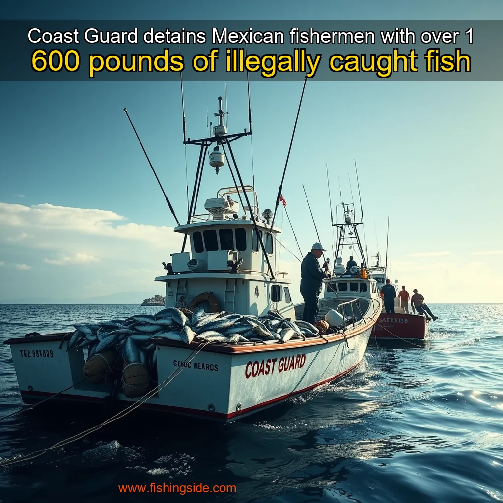 You are currently viewing Coast Guard detains Mexican fishermen with over 1  600 pounds of illegally caught fish