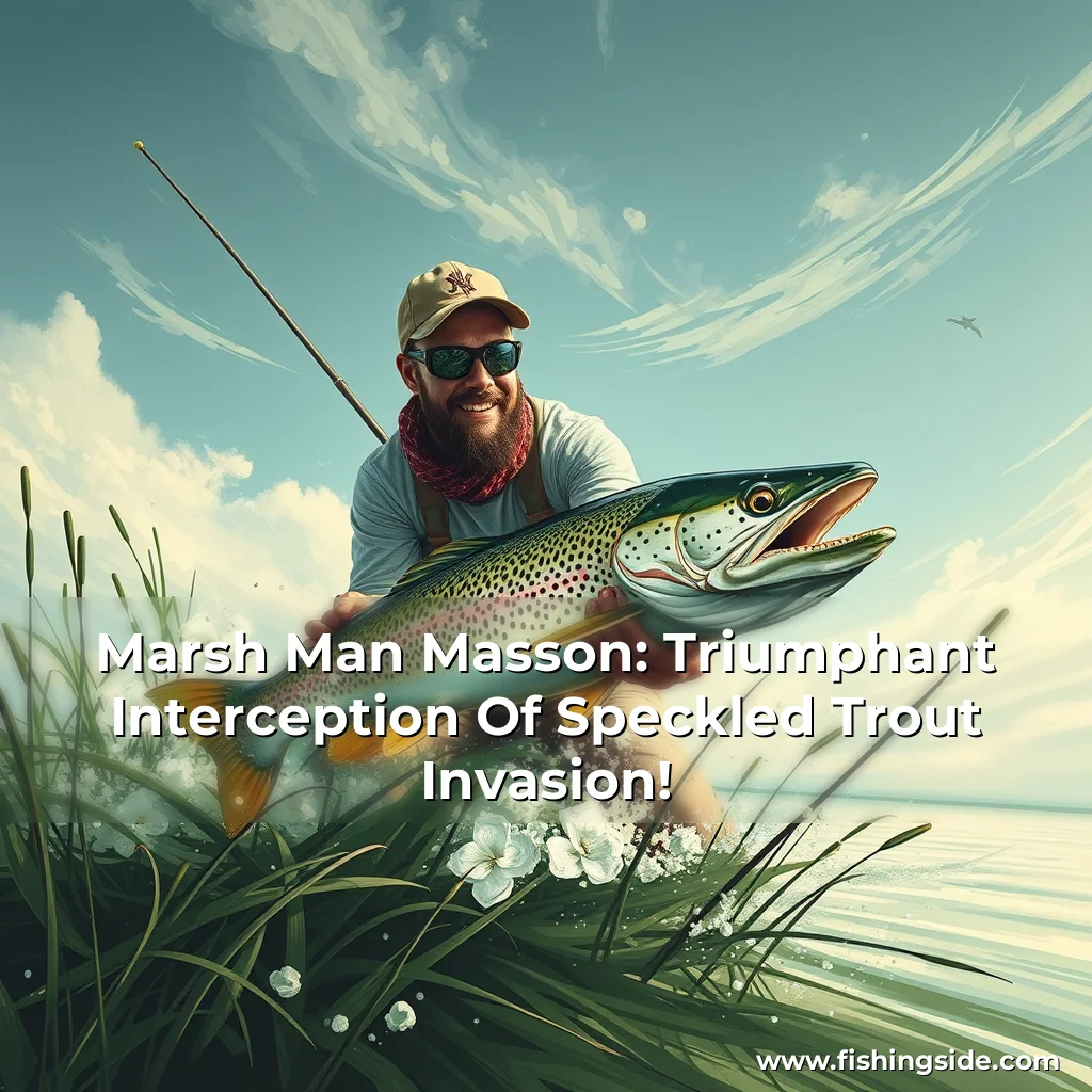 Read more about the article Marsh Man Masson: Triumphant Interception Of Speckled Trout Invasion!