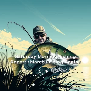 Read more about the article Saturday Morning Fishing Report : March Fishing Begins