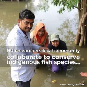 Artistic representation for NU researchers local community collaborate to conserve indigenous fish species Guwahati News