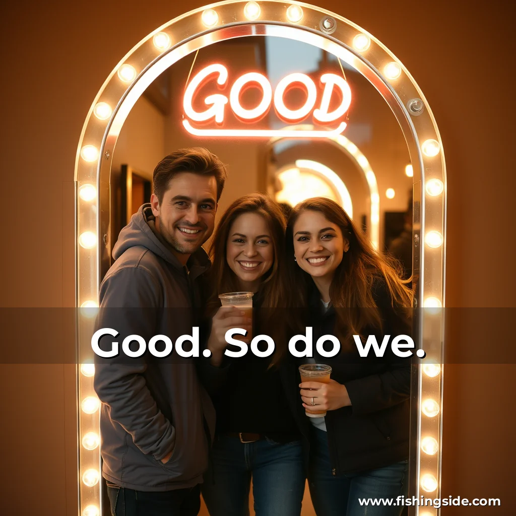 Read more about the article Good. So do we.